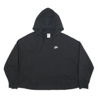NIKE Womens Black Hoodie Pullover XL Cotton Blend Sportswear Casual