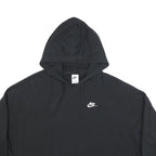 NIKE Womens Black Hoodie Pullover XL Cotton Blend Sportswear Casual