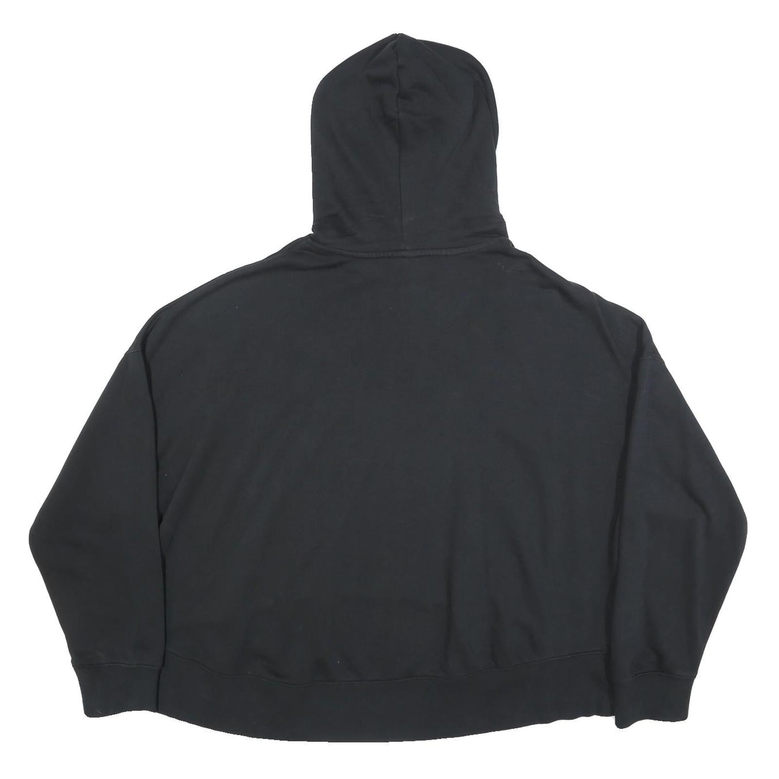 NIKE Womens Black Hoodie Pullover XL Cotton Blend Sportswear Casual