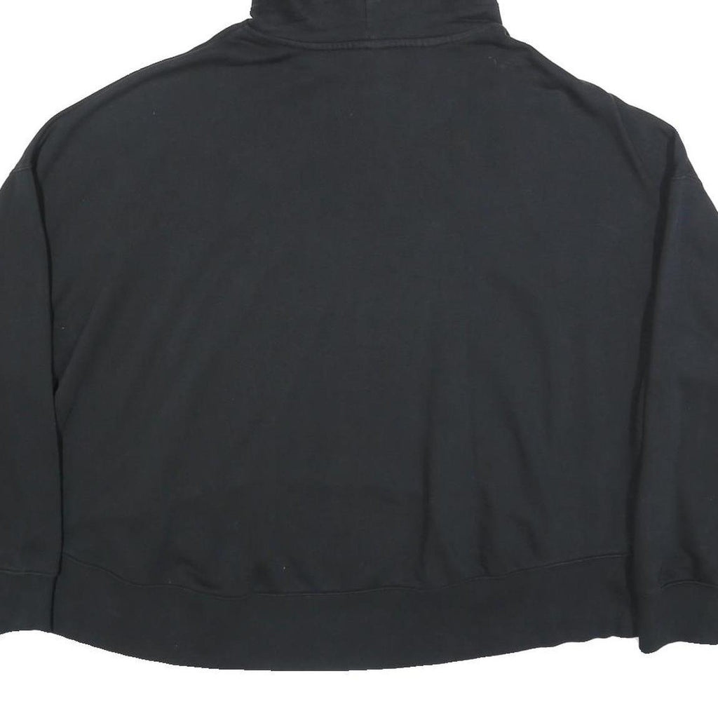 NIKE Womens Black Hoodie Pullover XL Cotton Blend Sportswear Casual