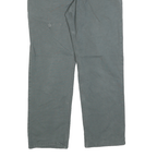 CARHARTT Mens Cotton Blend Grey Relaxed Straight Trousers W31 L30 Workwear