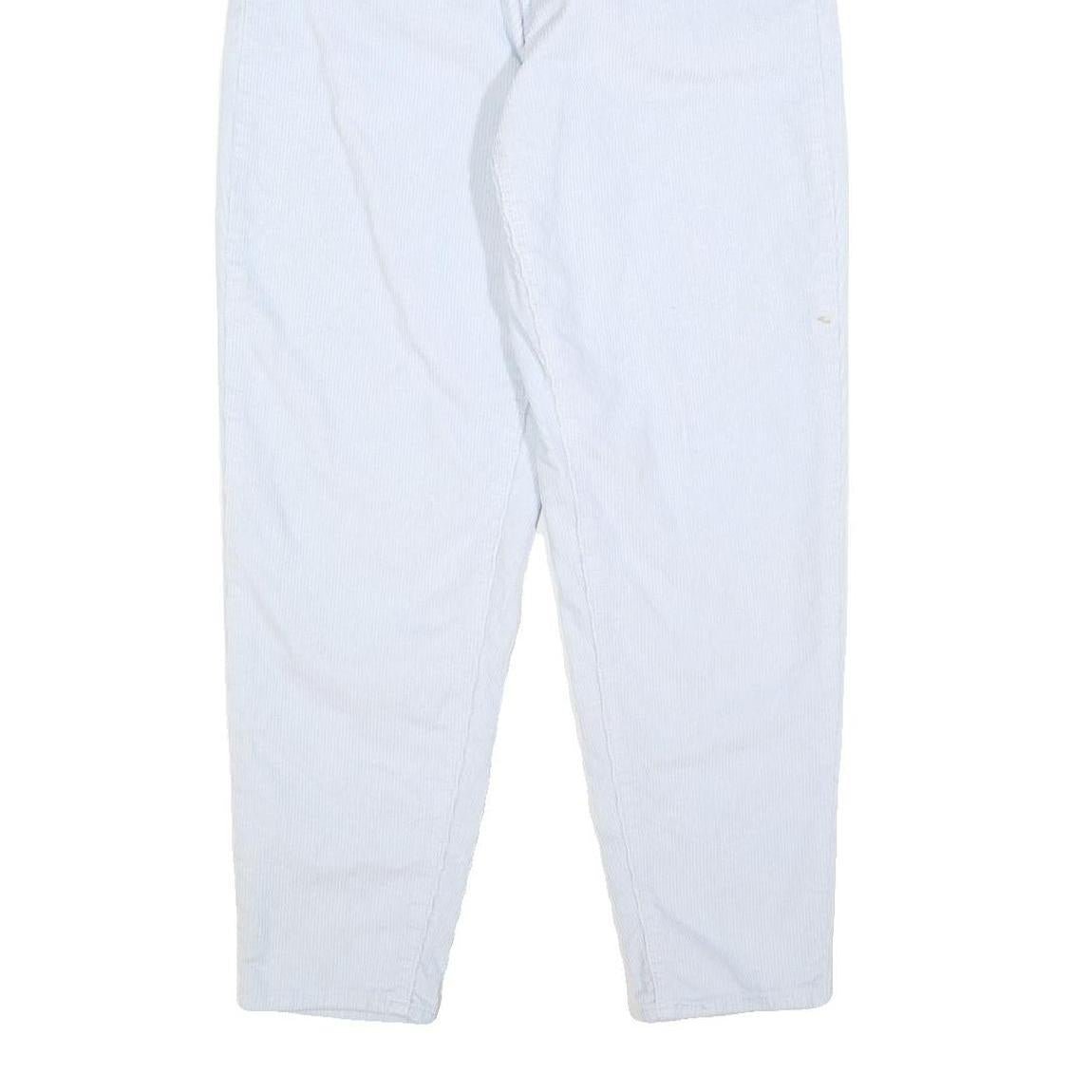 LEVIS Womens Cotton Blend Blue Relaxed Tapered Trousers W30 L29 Casual Wear