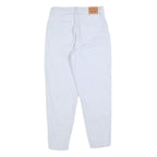 LEVIS Womens Cotton Blend Blue Relaxed Tapered Trousers W30 L29 Casual Wear