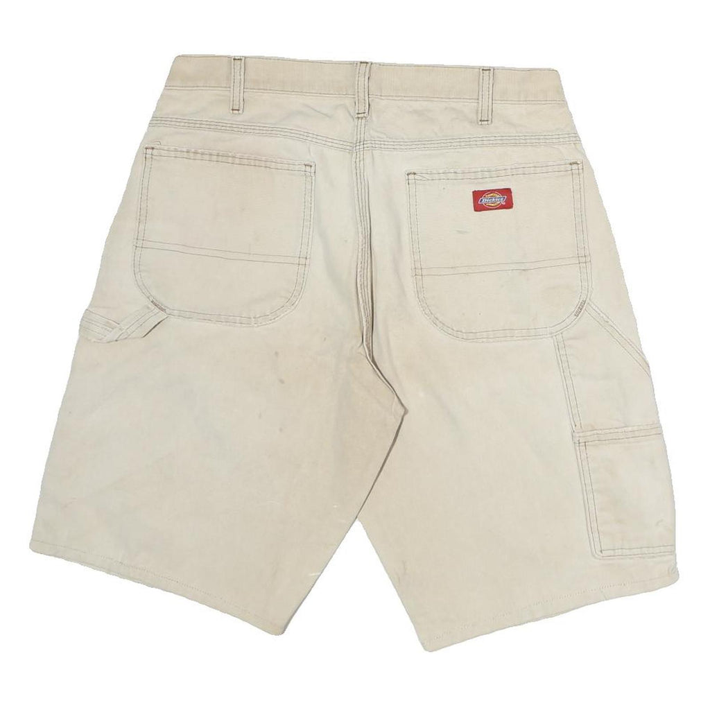 DICKIES Mens Shorts Beige Casual Cotton L W32 Workwear Durable