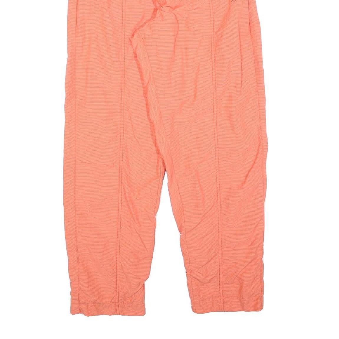 REEBOK Womens Joggers Coral S W25 L28 Zip Pockets Lightweight Polyester