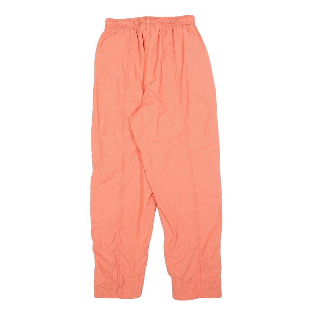 REEBOK Womens Joggers Coral S W25 L28 Zip Pockets Lightweight Polyester