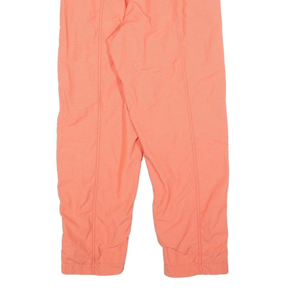 REEBOK Womens Joggers Coral S W25 L28 Zip Pockets Lightweight Polyester