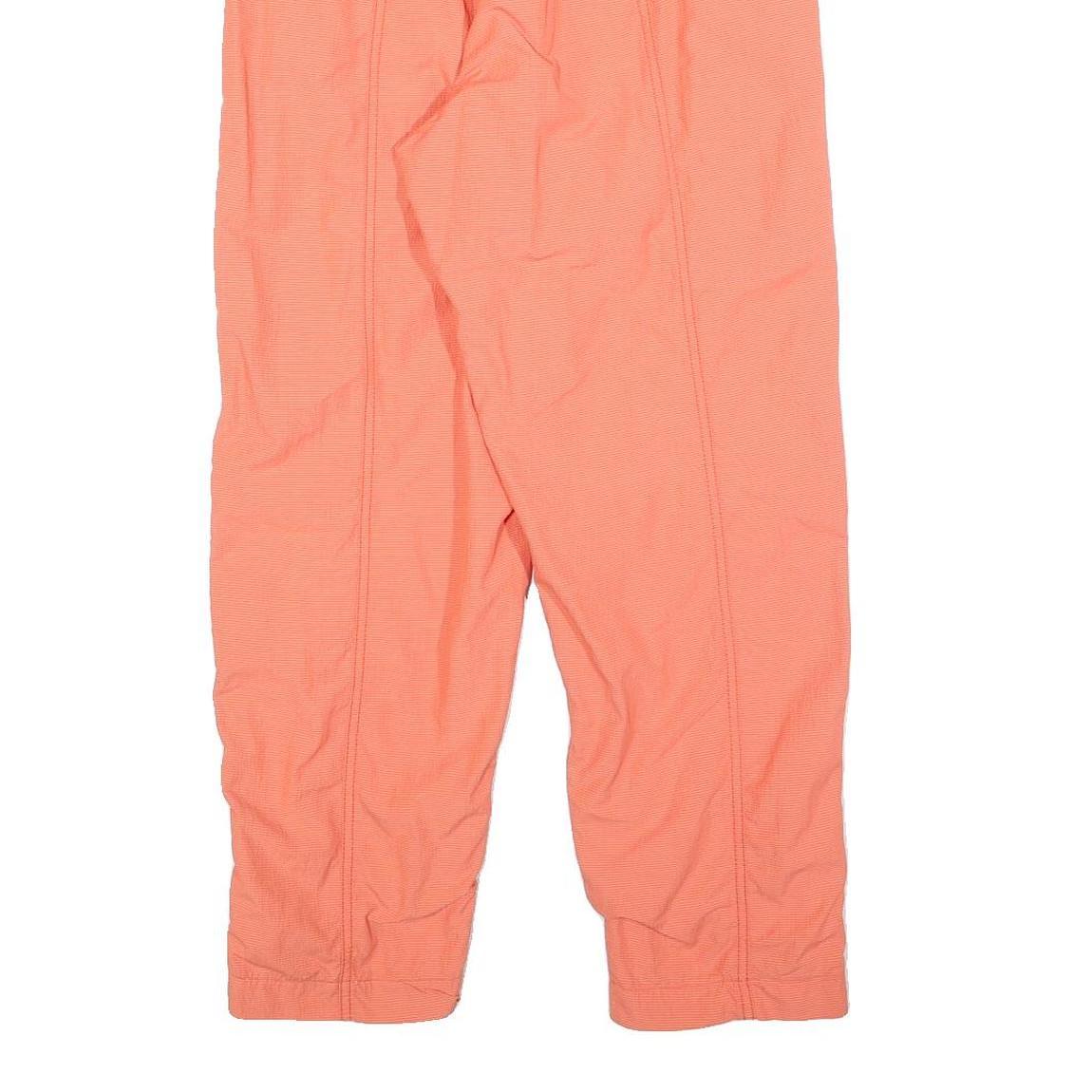 REEBOK Womens Joggers Coral S W25 L28 Zip Pockets Lightweight Polyester
