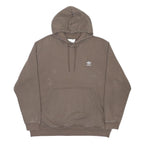 ADIDAS ORIGINALS Mens Brown Pullover Hoodie 2XL Cotton Blend Casual Wear
