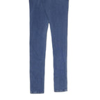 LEVI'S 721 Womens Jeans Blue Slim Skinny Denim Medium W26 L30 Skinny Fit Zip