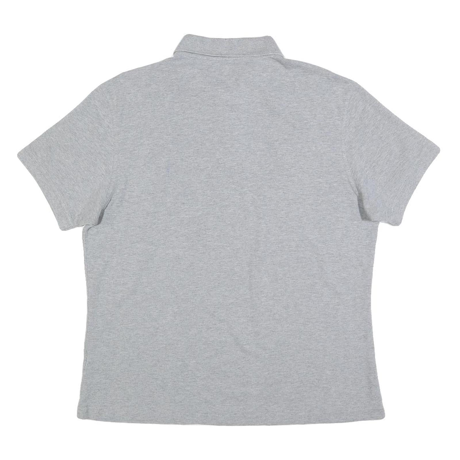 BARBOUR Mens Grey Short Sleeve Polo Shirt XL Cotton Classic Logo