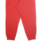 NIKE Mens Joggers Red Slim Tapered L W32 L27 Cotton Blend Casual Sportswear