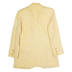 JACQUES FATH Womens Blazer Jacket Yellow 90s UK 14