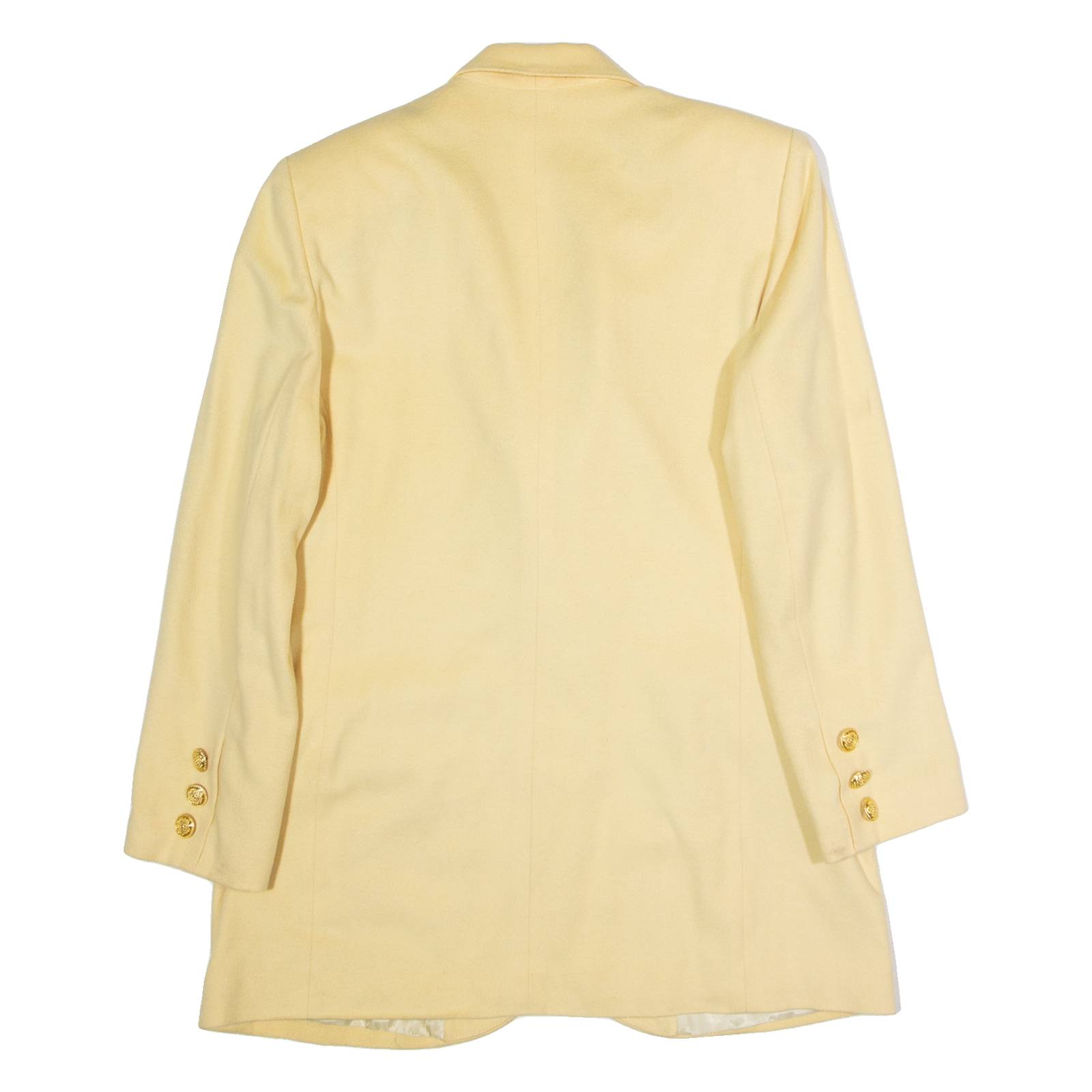 JACQUES FATH Womens Blazer Jacket Yellow 90s UK 14