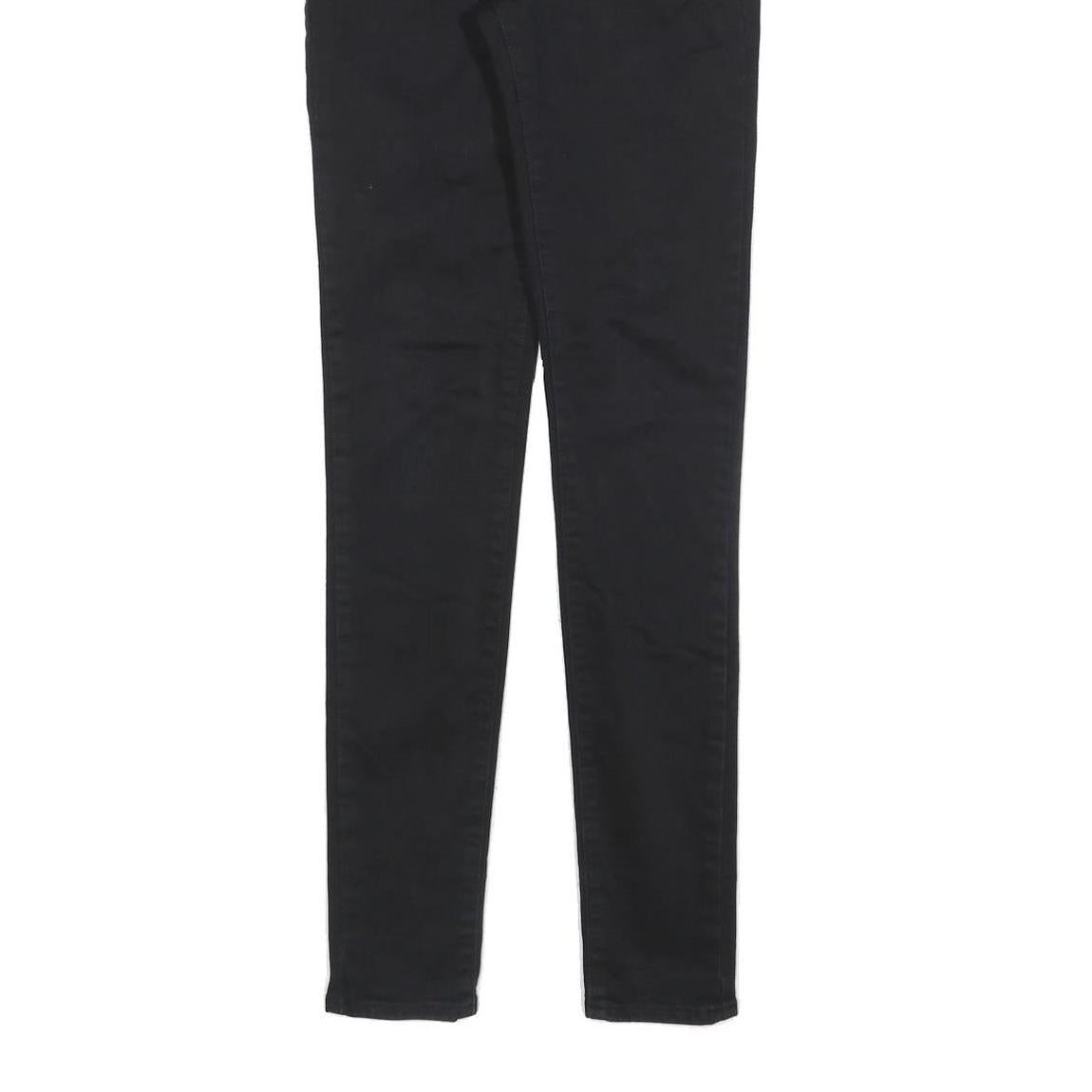 LEVI'S 711 BIG E Womens Jeans Black Slim Skinny Denim W26 L32 Stretch Cotton