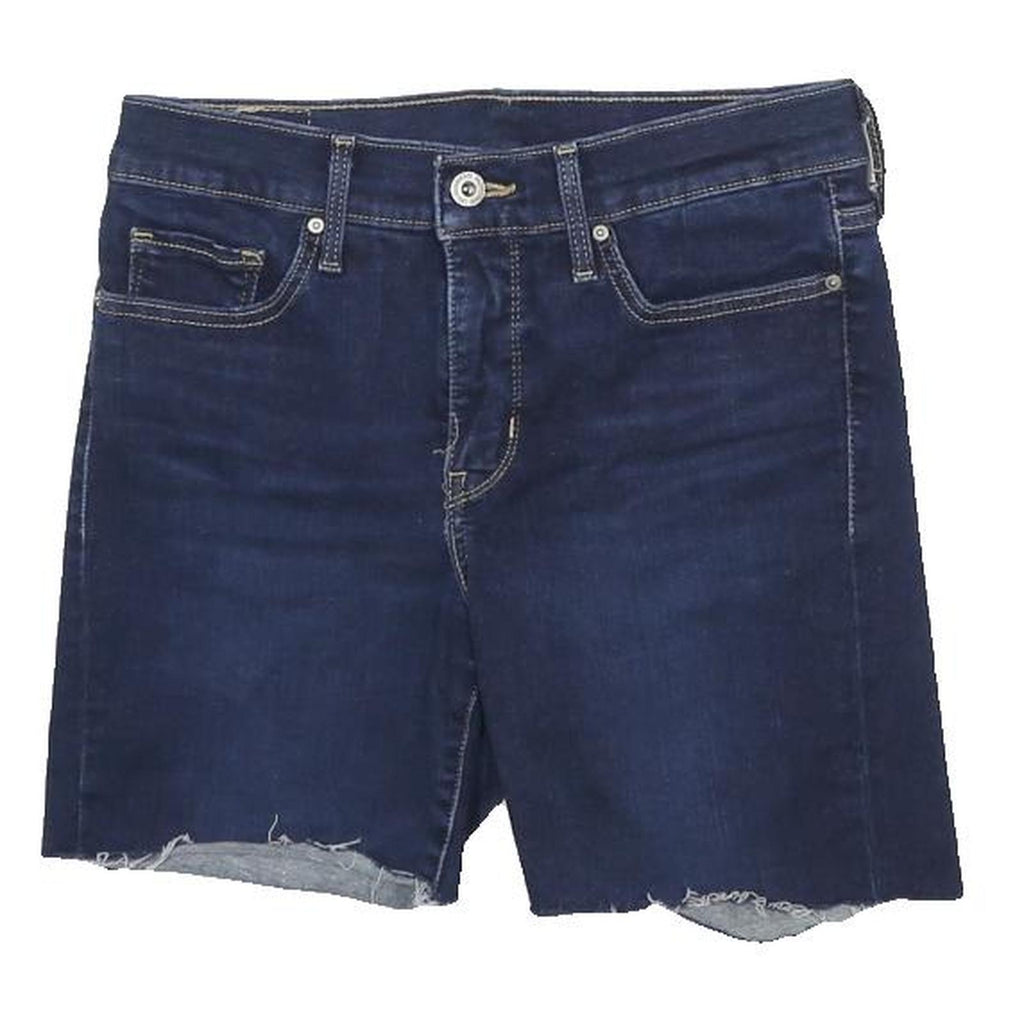 LEVI'S Womens Denim Blue Casual Cut-Off Shorts Size M W28 Stylish Summer