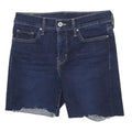 LEVI'S Womens Denim Blue Casual Cut-Off Shorts Size M W28 Stylish Summer