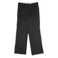DICKIES Mens Polyester Blend Black Regular Fit Cargo Trousers W36 L34 Workwear
