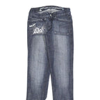 BIANCO Womens Jeans Blue Slim Straight Denim Medium W26 L30 Stylish Pocket