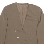 BASLER Womens Beige Button Jacket XL Polyester Blend Double Breasted Classic