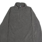 THE NORTH FACE Womens Fleece Grey 1/4 Zip L