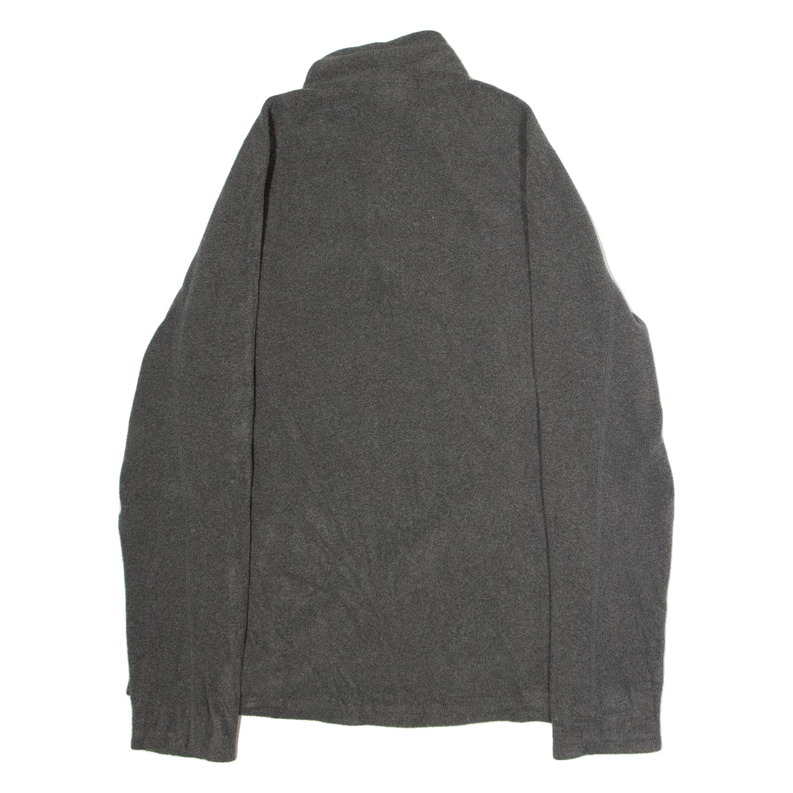 THE NORTH FACE Womens Fleece Grey 1/4 Zip L