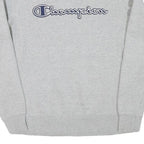 CHAMPION Womens Grey Sweatshirt Crew Neck S Cotton Blend Logo Pullover