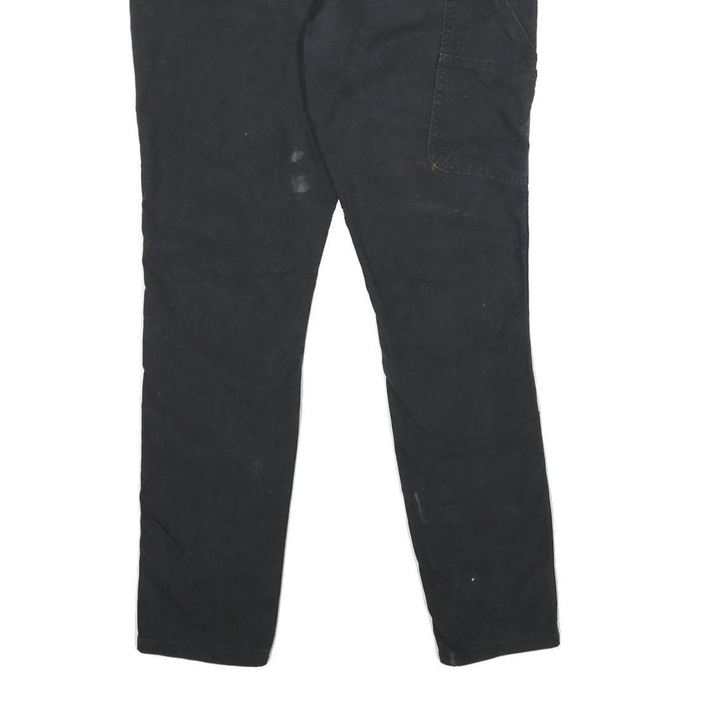 CARHARTT Womens Cotton Blend Black Slim Fit Skinny Trousers W32 L30 Casual