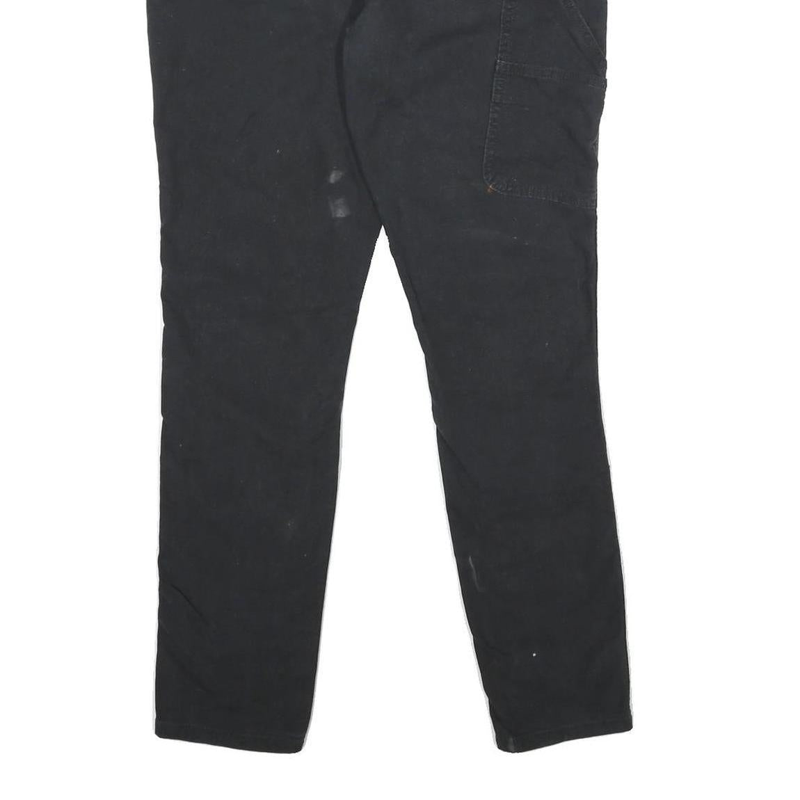CARHARTT Womens Cotton Blend Black Slim Fit Skinny Trousers W32 L30 Casual