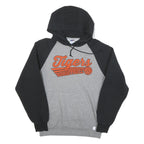RUSSELL ATHLETIC Mens Grey & Black Tigers Volleyball Hoodie M Cotton Blend
