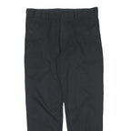 DIESEL Mens Polyester Blend Black Regular Fit Straight Trousers W38 L33 Classic