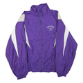 SPEEDLINE Mens Purple & White Swimming & Diving Track Jacket L Polyester Blend