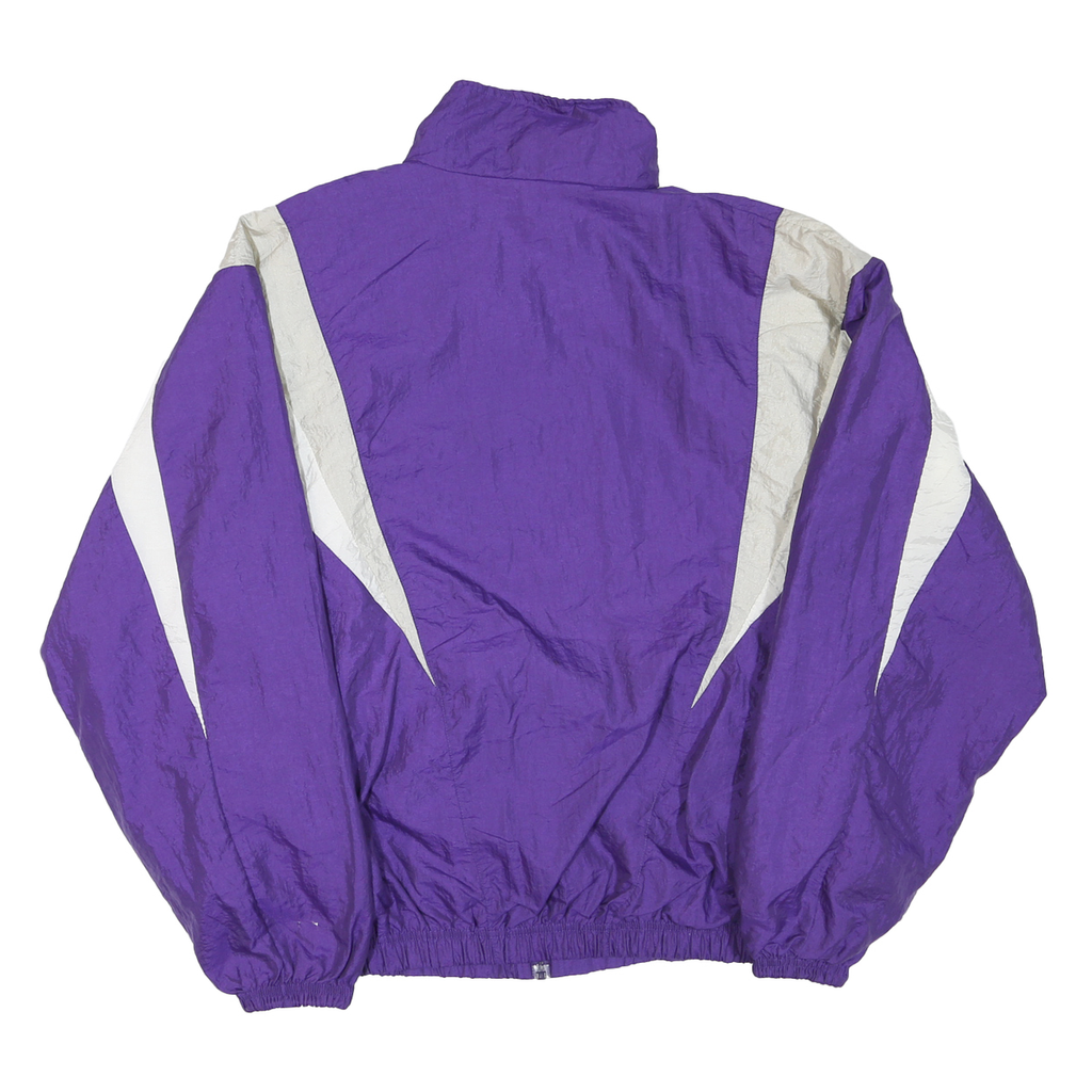 SPEEDLINE Mens Purple & White Swimming & Diving Track Jacket L Polyester Blend
