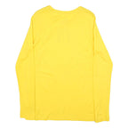 NIKE Womens Yellow Oregon Long Sleeve Crew Neck T-Shirt XL Cotton Graphic