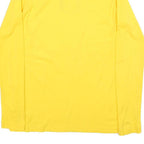 NIKE Womens Yellow Oregon Long Sleeve Crew Neck T-Shirt XL Cotton Graphic