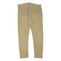 LEVI'S Mens Slim Beige Cotton Blend Slim Trousers W34 L30 Casual Zip Closure