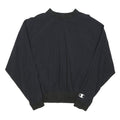 CHAMPION Mens Black Jacket L Polyester Blend Plain Classic Comfortable