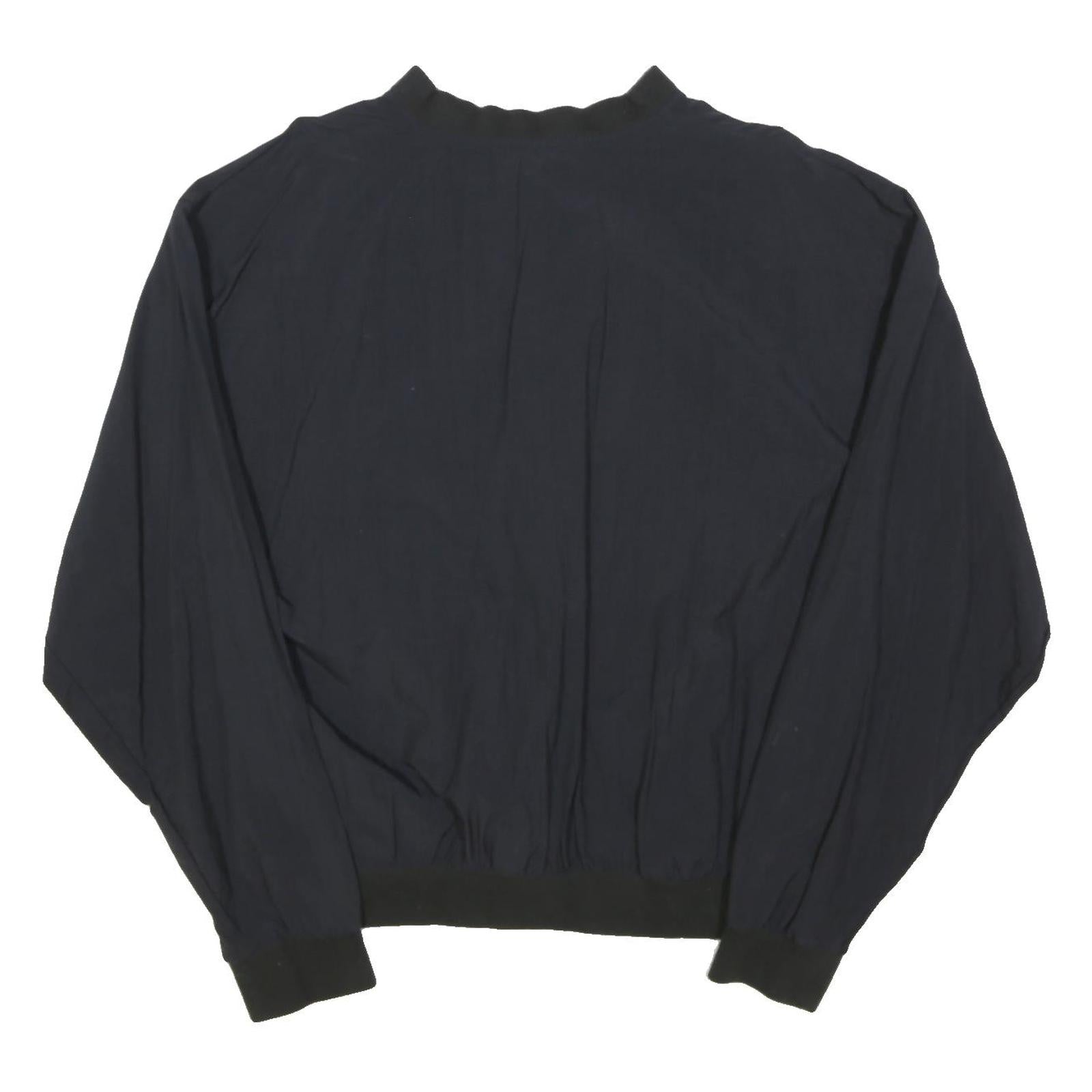 CHAMPION Mens Black Jacket L Polyester Blend Plain Classic Comfortable