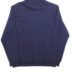 PUMA Mens Navy Blue Hoodie M Cotton Blend Pullover Sweatshirt