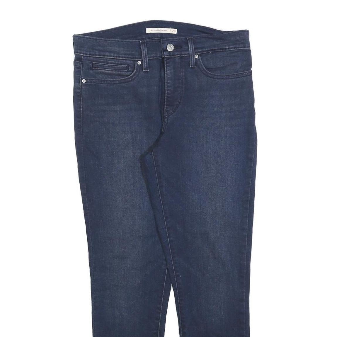 LEVI'S 311 Womens Slim Jeans Blue Denim W28 L28 Zip Skinny Stretch