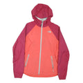 THE NORTH FACE Womens Pink & Dark Pink Outdoor Jacket M Polyester Blend Hooded