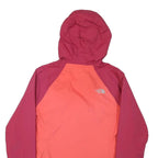 THE NORTH FACE Womens Pink & Dark Pink Outdoor Jacket M Polyester Blend Hooded