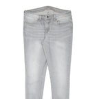 LEVI'S Womens Slim Light Blue Denim Jeans W31 L30 Stylish Zip Closure