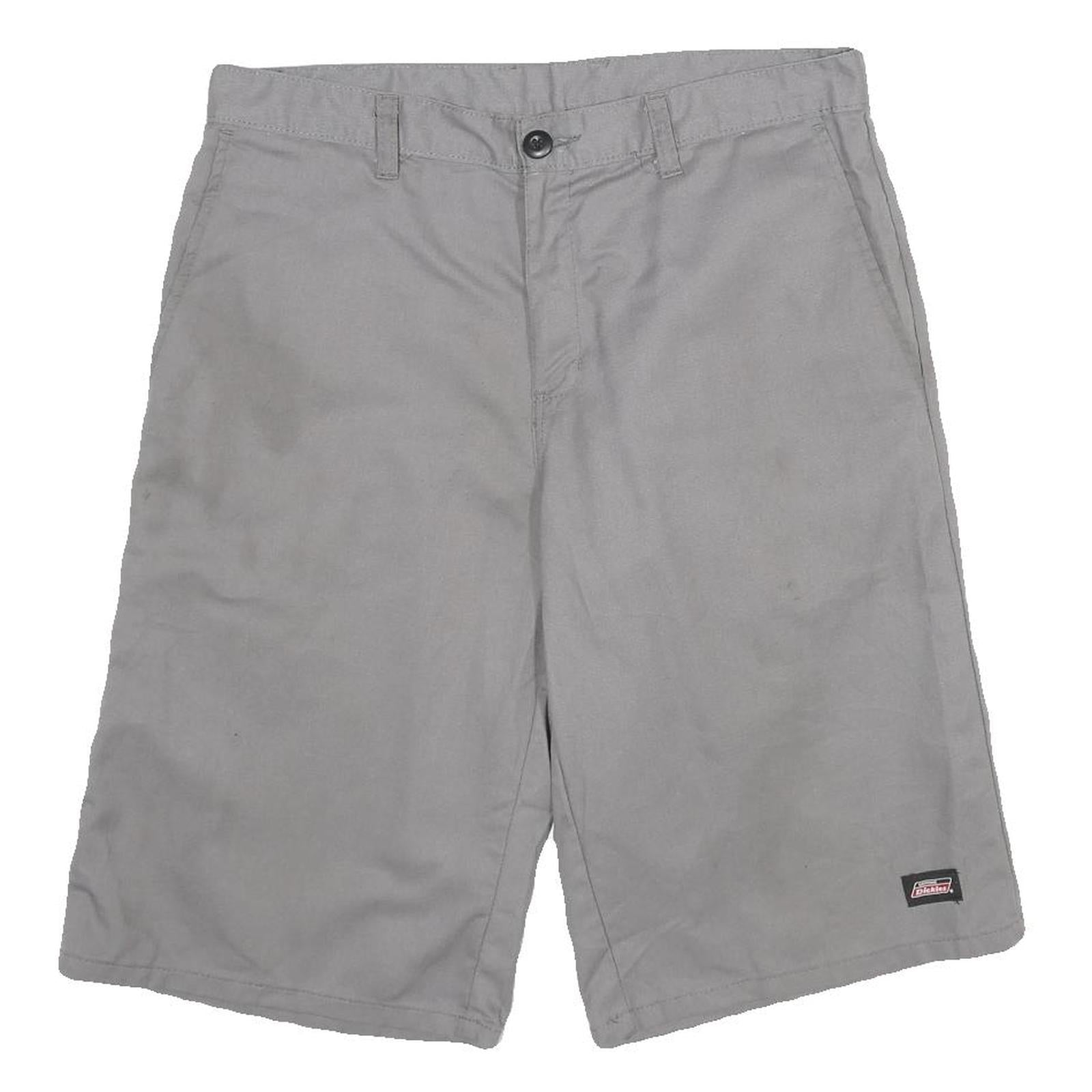 DICKIES Mens Shorts Grey Casual L W34 Workwear Durable Comfort
