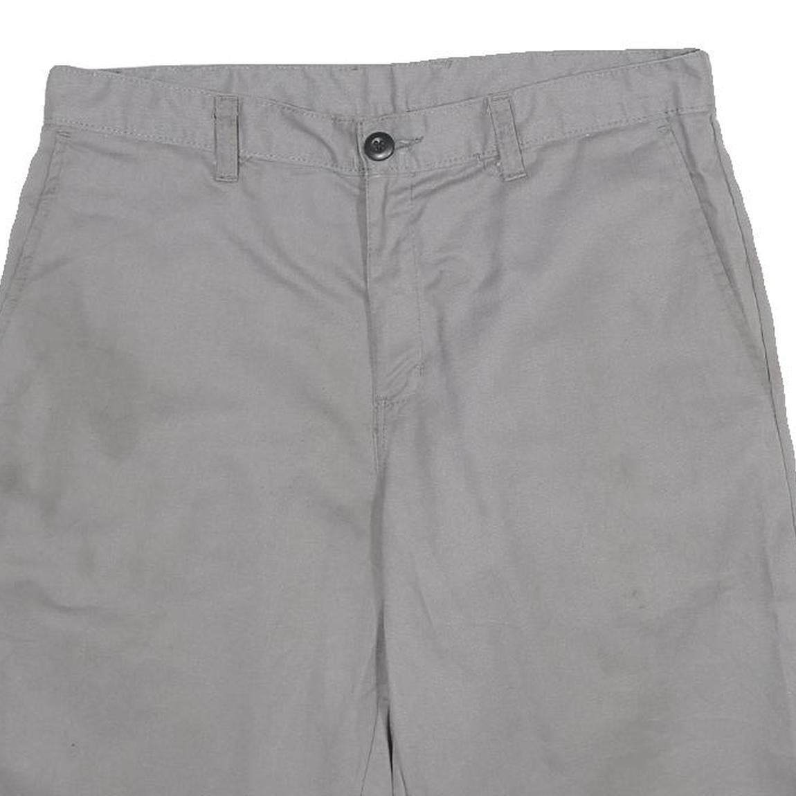 DICKIES Mens Shorts Grey Casual L W34 Workwear Durable Comfort