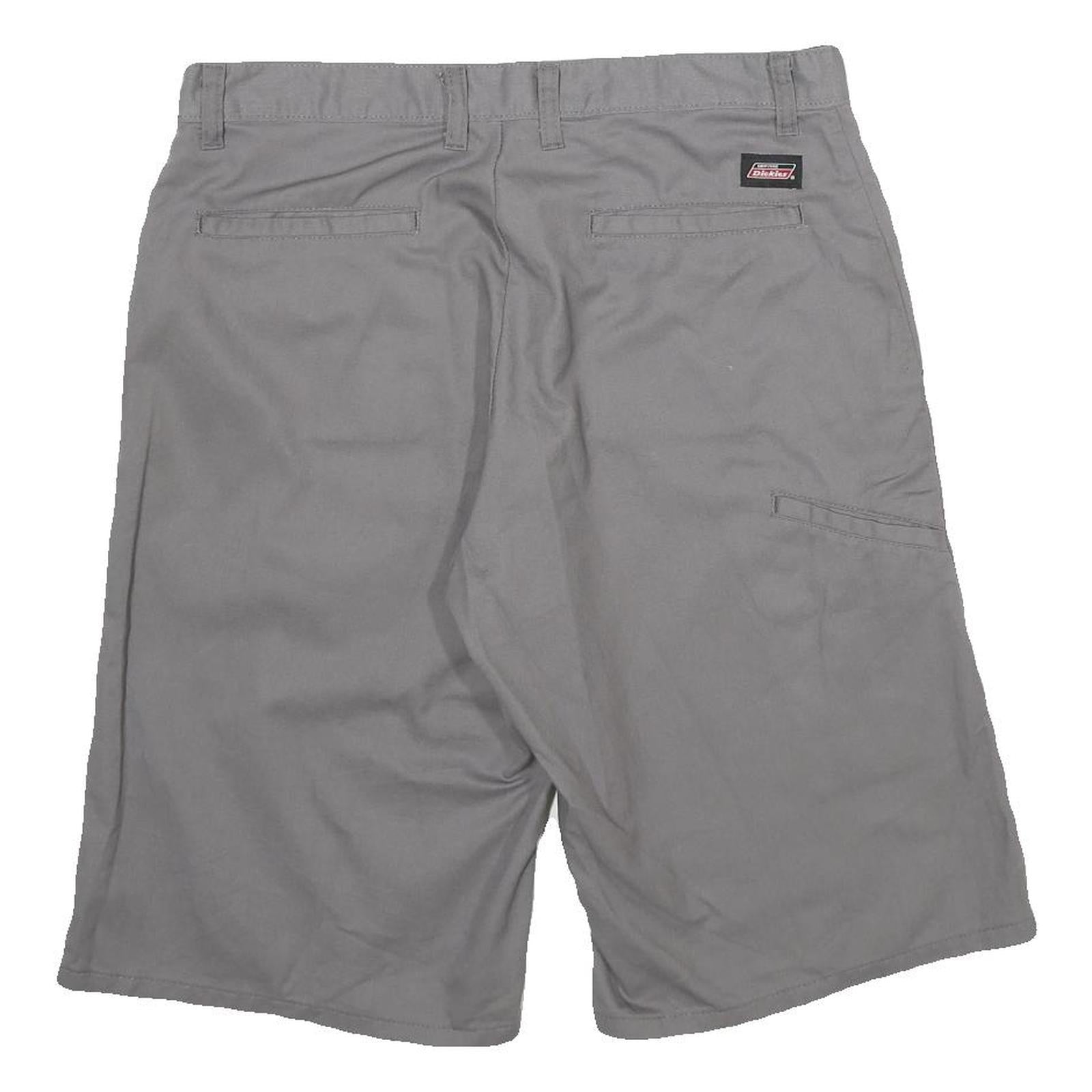 DICKIES Mens Shorts Grey Casual L W34 Workwear Durable Comfort