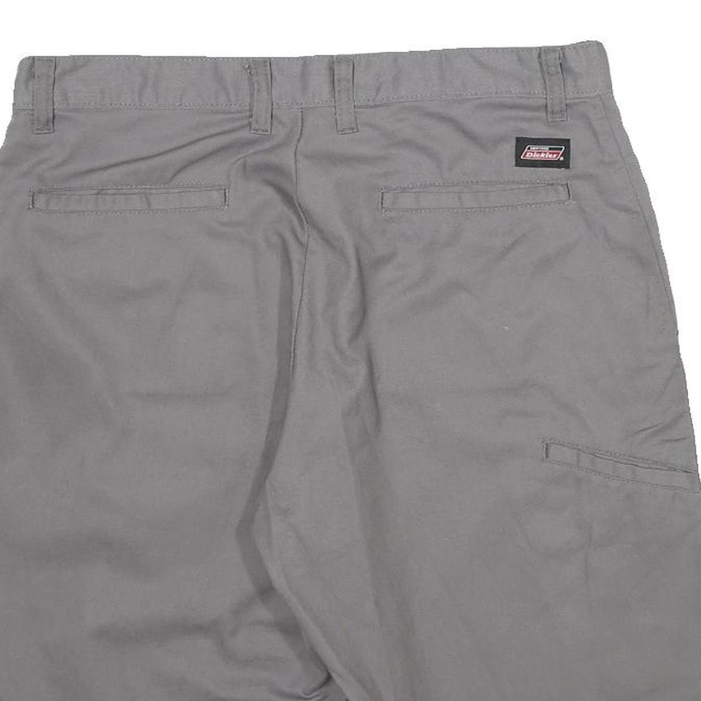 DICKIES Mens Shorts Grey Casual L W34 Workwear Durable Comfort