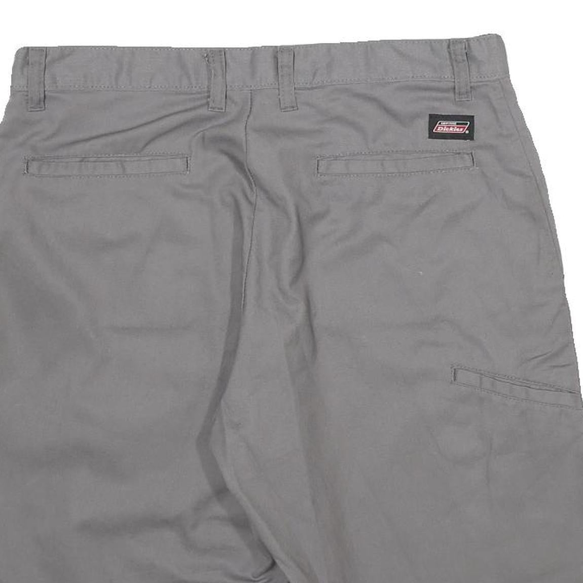 DICKIES Mens Shorts Grey Casual L W34 Workwear Durable Comfort