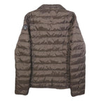 NAPAPIJRI Womens Brown Quilted Jacket S Polyester Zip Lightweight Casual