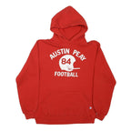 RUSSELL ATHLETIC Mens Red Austin Peay Football Pullover Hoodie M Sports